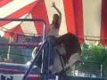 First time riding a bull