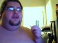 Fat Guy Eating Mcdonalds French Fries