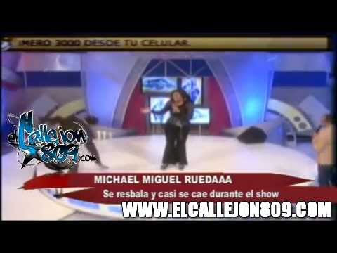 Michael Miguel se da Casi Tremendo Estrallon en Pleno Programa -