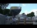 Bertram 31 refit with yanmar diesels into the water MabruMarine http://www.mabrumarine.com