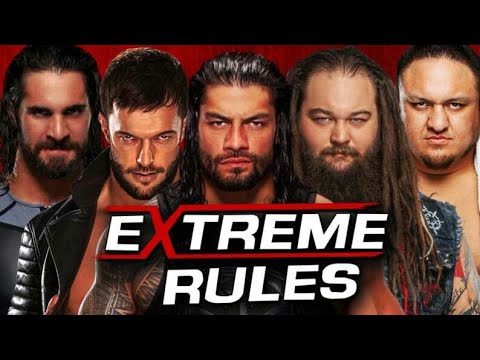 Roman Reigns Vs Samoa Joe - Bray wyatt - Seth Rollins Vs Finn Balor - Extreme Rules (HD)