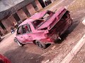 destroying my old car, we smashed the hell out of it and blew the moter and then sent it to scrap cause im getting a even better 1993 topaz