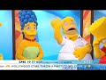 Sunrise opener featuring Homer and Marge Simpson