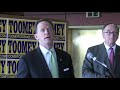 Pat Toomey Press Conference on President Obama's Visit