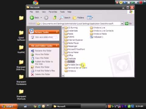 how to locate nk2 file in outlook 2010