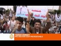 Yemen s Saleh vows to resist  outlaw  protesters&lrm;