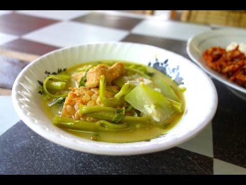 Zeleninové kari s tofu a tempehem - Santan sayur tempe