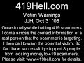 Victim Warnings JJH Oct 31 08 Victim Warnings JJH Oct 31 08
