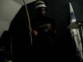 Percussioniste JAM DA SILVA , enregistre le berimbau .