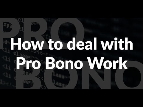 Episode 049: How to deal with Pro Bono “Free” Work Podcast