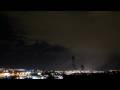 Lightning storm passing through Salt Lake City