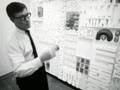 Lou Dorfsman and the CBS wall