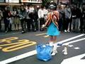 秋葉原中央通りでのストリートパフォーマンス(2007年11月11日)
