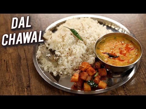 Dal Chawal | How To Make Dal Rice | Yellow Dal & Jeera Rice | Traditional Veg Recipe By Chef Varun
