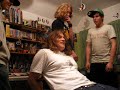 me bench pressing tim.
oh n the two guys arnt taking any of his weight, was drunk so they made sure he didnt roll off lol.
(nothing special, just got bored one night)