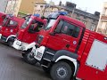 Straż Pożarna Przekazanie nowych wozów dla Pomorza