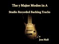 Ionian in A - Rock Guitar Backing Track