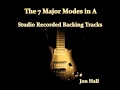 Ionian in A - Rock Guitar Backing Track