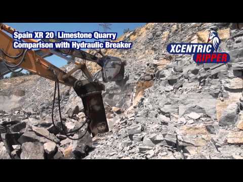 ripper - http://www.xcentricripper.com The Xcentric Ripper Comparison with Hydraulic Breaker. Grado Cero Group has manufacturing plants for the production of heavy-du...