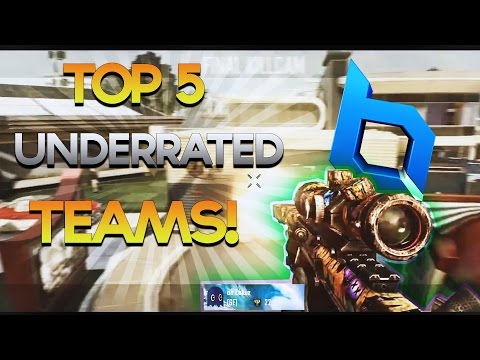 Obey Scarce: Top 5 Underrated Teams! Week #22 VERY Underrated! COD Trickshot & Sniper Montage!