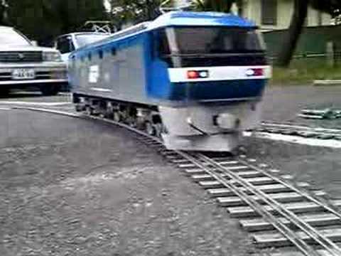 5インチゲージ鉄道模型 EF210 形 電気機関車 ECO-POWER 桃太郎 03 単機走行短編