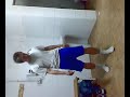 Mendi haciendo motivandonos  antes de entrenar jaja