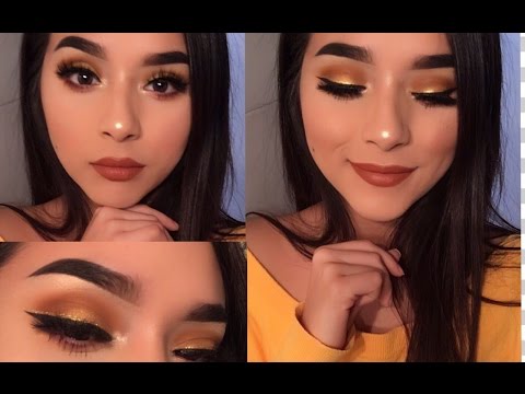 The Nubian 2 Palette Tutorial | Maquillaje Amarillo♡ | Estrella Fs