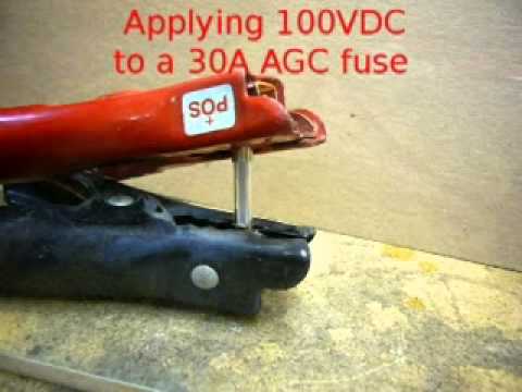 how to tell if a glass fuse is blown