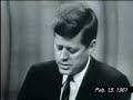 President John F. Kennedy's 4th News Conference, February 15, 1961