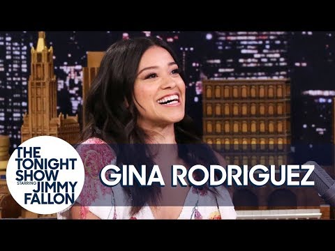Gina Rodriguez Met Her Fiancé When He Stripped for Her on Jane the Virgin