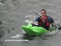 Piraguistas con calor en Monforte