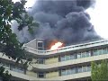 brand op het dak sterflat wageningen