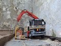 camion RC Friderici avec grue hydraulique