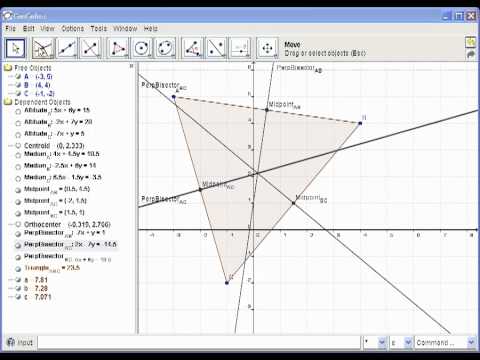 how to draw euler line