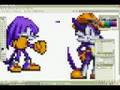 Making fang the sniper out of Knuckles sonic battle styled!