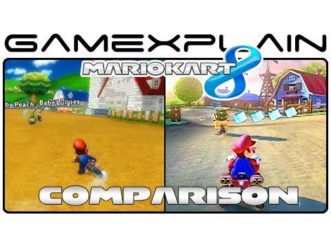 Mario Kart 8: Moo Moo Meadows Head-to-Head Comparison (Wii U vs. Wii)