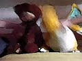 Headbanging soft toys