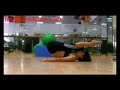 Pilates exercise Legs backwards of the head Level  3