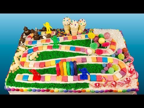 How to Make a Candyland Cake from Cookies Cupcakes and Cardio