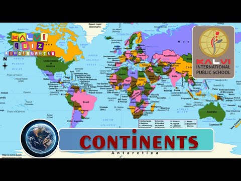 Kalvi Quiz Kindergarten - Episode 9 - CONTINENTS