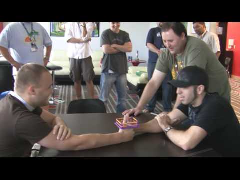 Thumb War - http://blogs.zappos.com/blogs/inside-zappos - Zappos hosted their 2nd annual Employee Thumb War last week!