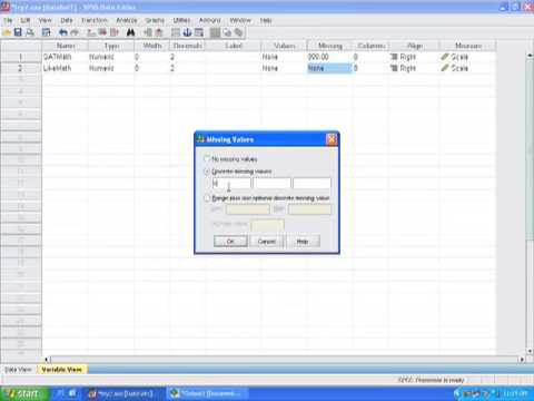 how to define missing values in r