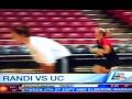 WLWT's Randi Rico on the court with UC women's basketball
