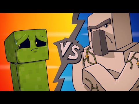 EPIC MINEQUEST 4 | "Creeper VS Iron Golem" by Sam Green Media