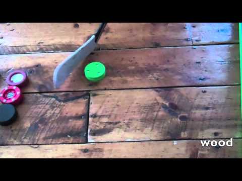 Green biscuit, flypuck, street hockey puck and normal black puck comparison