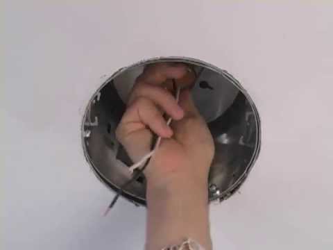 how to fit light pendant