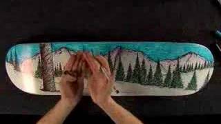 Mark Rivard skateboard art