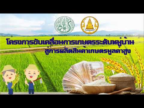 โครงการขับเคลื่อนการเกษตรระดับหมู่บ้านสู่การผลิตสินค้าเกษตรมูลค่าสูง จังหวัดพิษณุโลก