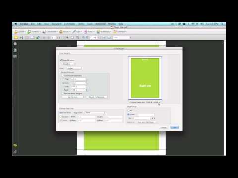 how to remove bleed marks from a pdf