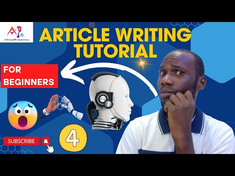 HOW TO BECOME AN ARTICLE WRITER (STEP BY STEP) PRACTICAL #africanprincearex #makemoneyonlinenigeria